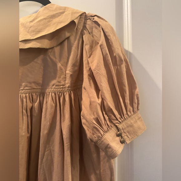 NWT Anthropologie Pilcro Short-Sleeve Bow-Front Tunic Mini Dress - Picture 9 of 10